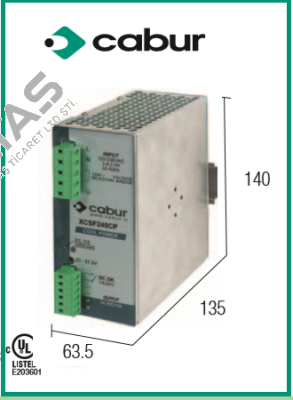 Code: XCSF240C  P/N: CSF240C Cabur