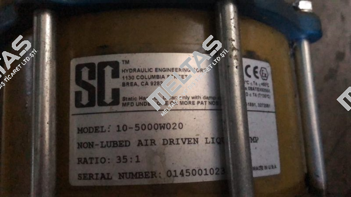 10-5000W020 SC Hydraulic
