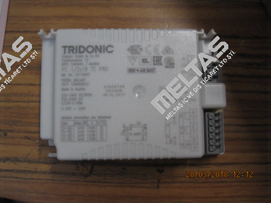 22176407 / PC 1/2x18 TC PRO Tridonic