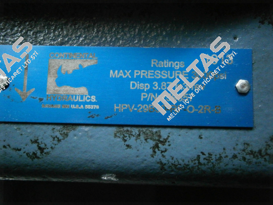 HPV-29B30-RF-0-2R-B Continental Hydraulics