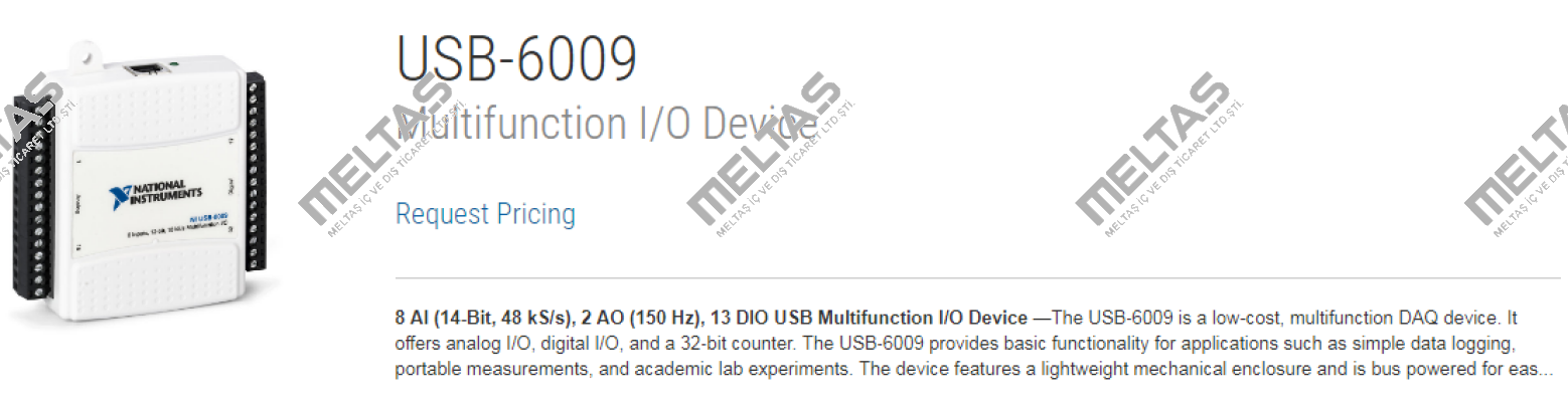 779026-01 / USB-6009 National Instruments
