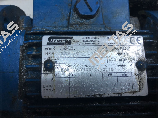 HFF 63B 4 B5  Obsolete! Replaced by HBF 63B 4 230.400-50 B5  Seimec (Rossi)