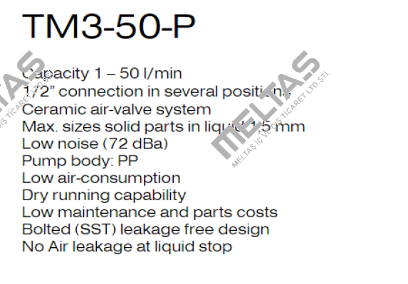 TM3-50 / 0,5"-P-T-T Tecnomatic Italia