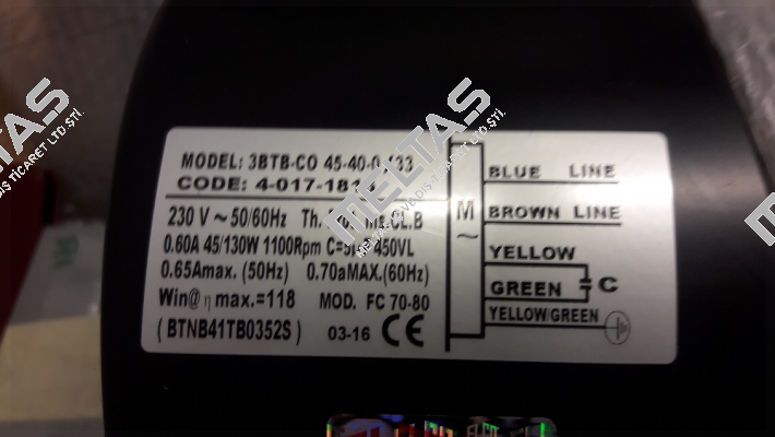 3BTB-C0 45-40-0/33 Elco
