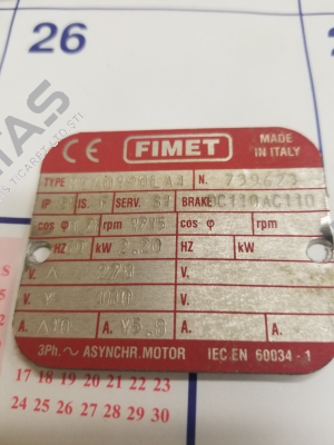 M2AO 100 la4 Fimet