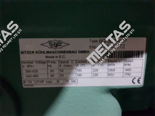 6GE-34Y-40P 400V  Bitzer