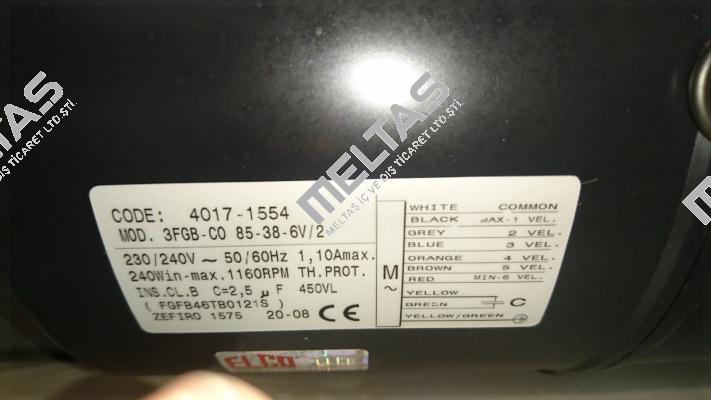 3FGB-CO 85-38-6V/2 Elco