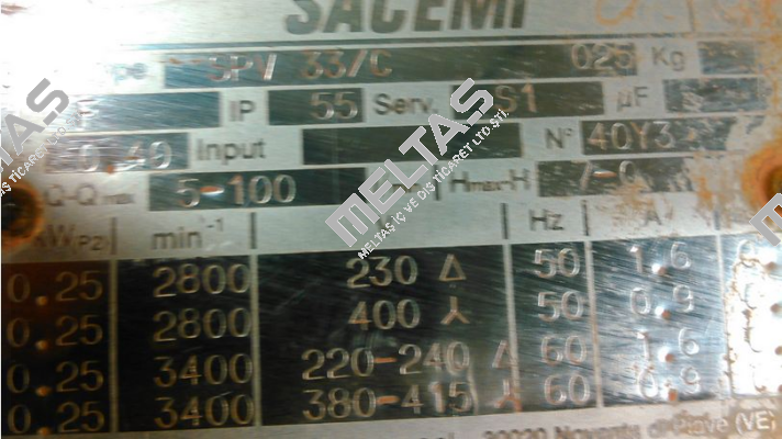 SPV33/C Sacemi