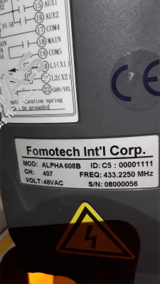 Alpha 608B, SN: 08000056 Fomotech