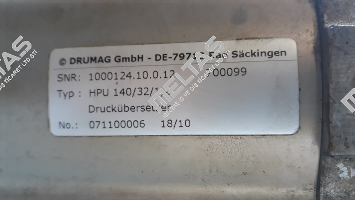 HPU 140/32/1,2 Specken Drumag
