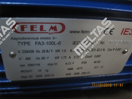 FA3-100L-6     Felm