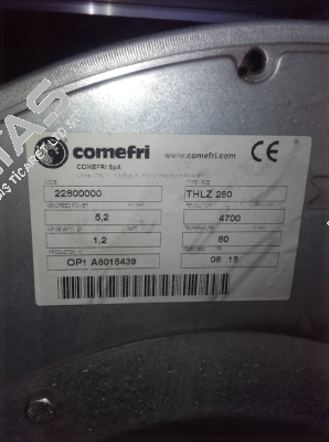 Laufrad mit Welle zu Ventilator Typ:   THLZ 280 A Comefri