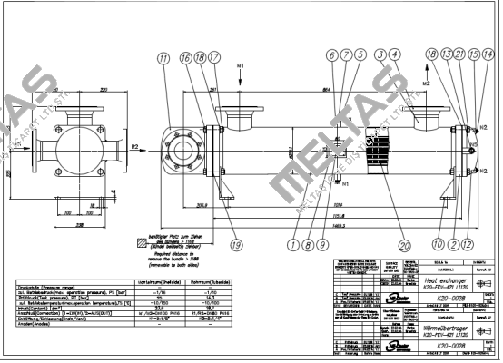 (K20-0028)K20-FCV-421 L1120 HS Cooler