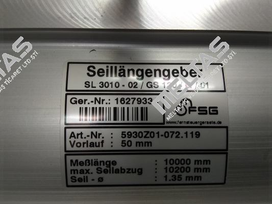 5930Z01-072.119 FSG Fernsteuergeräte