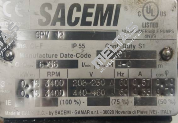 SPV 12 Sacemi