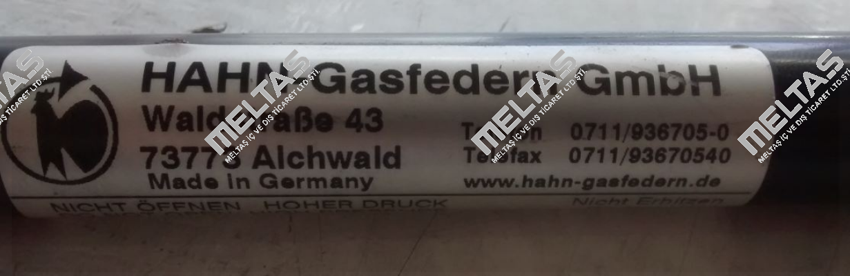 G 08 19 0250 1 0630 WG30 WG30 00320N Hahn Gasfedern