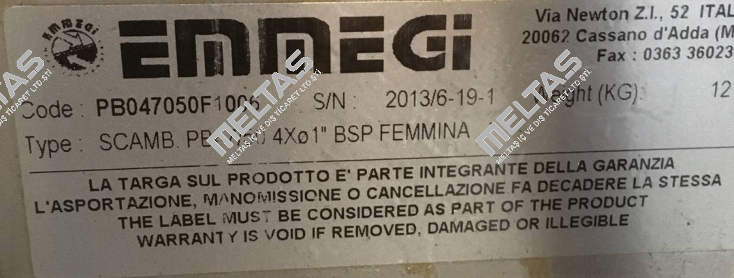 PB047050F1006 Emmegi