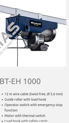 BT-EH 1000 obsolete, replaced by   TC-EH 1000 Einhell
