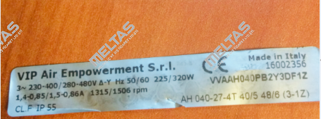 VVAAH040PB2Y3DF1Z VIP AIR EMPOWERMENT
