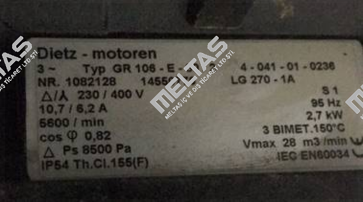 OR 108-E-80/2 Dietz-Motoren