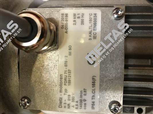 FDRU 71-070/2 oem for Oerlikon Barmag Zweigniederlassung Dietz-Motoren