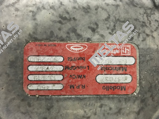 KEZ 22 -AISI-316L right, Version SS7037 Interpump