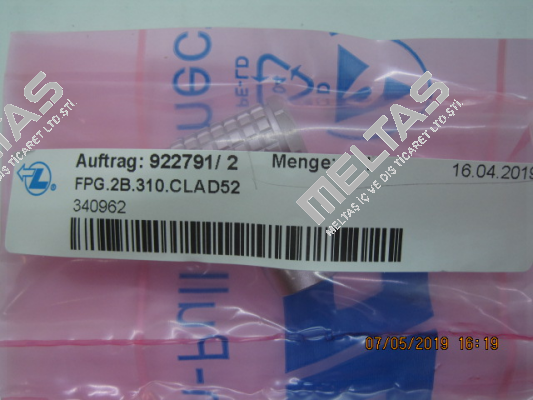 FPG.2B.310.CLAD52Z Lemo