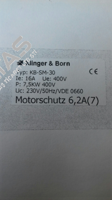 KB-SM-30 (230V/50Hz/VDE 0660) Klinger Born