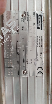 Cod. RC00019814 Type: HPE 80LA 2 230.400 B34 -F0-DX Seimec (Rossi)