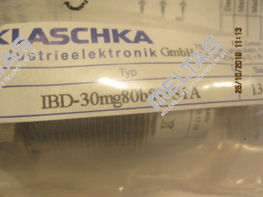 P/N: 131709 Type: IBD-30MG80B8-1S1A Klaschka