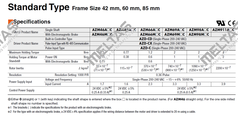 AZM911AC Vexta
