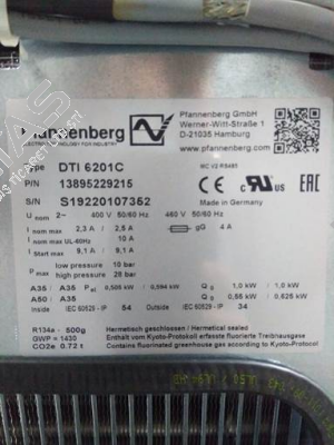 DTI 6201C Pfannenberg