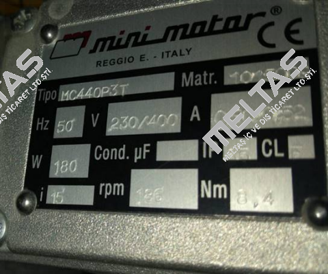 017V--A34 / MC 440P3T 30 B5 Minimotor