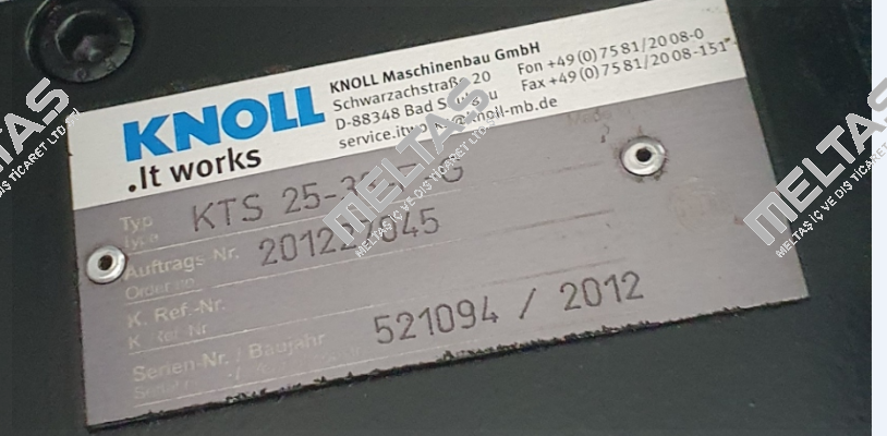 item for pump  KTS 25-38-F-G KNOLL