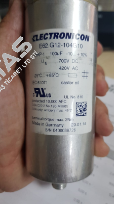 E62.G12-104G10 / 100 µF Electronicon