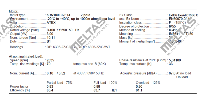 6RN100L02E14U46R R31 Rotor