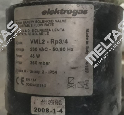 VML2  45W Elektrogas