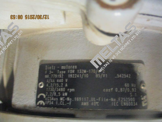 FDR132M-170/4-2, Nr:779192  Dietz-Motoren
