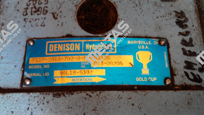 P11P-2RIA-7D2-B00 M2-08205/0 Denison (Parker)