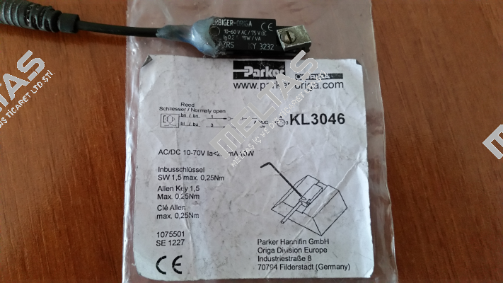 KL3046 - obsolete replaced by P8S-GRCHX Parker