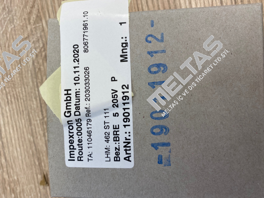 19011912, Type: BRE 5 205V P Nord