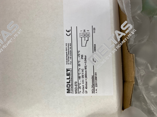 P/N: 90261089; Type:MSD-070 Mollet