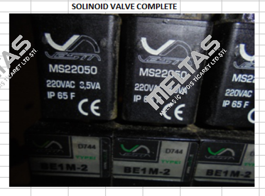 BE5M-2NC-230VAC  Vesta