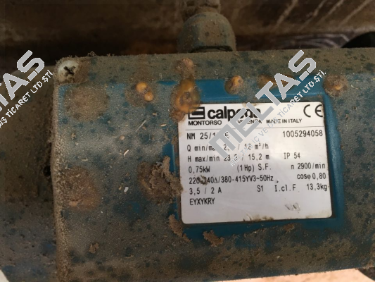 Repair kit for NM25/12AE  1005294058  Calpeda