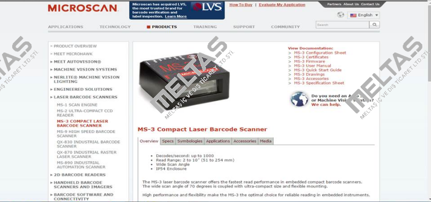 MS 3-0003 Microscan