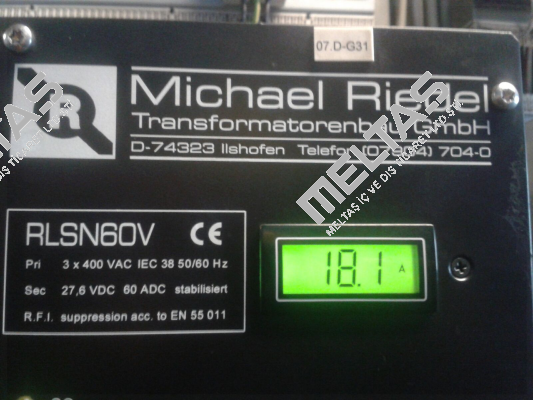 0233/00000001 Michael Riedel Transformatorenbau