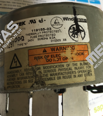 119155-03(obsolete replaced by 119155-06)  Ametek Windjammer