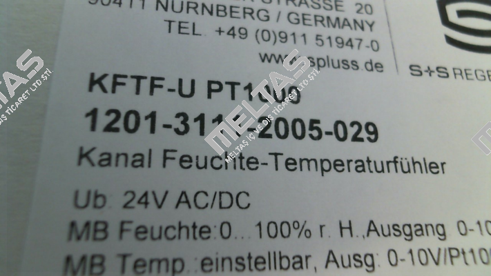 KFTF-U Pt1000 (1201-3111-2005-029) S+S REGELTECHNIK