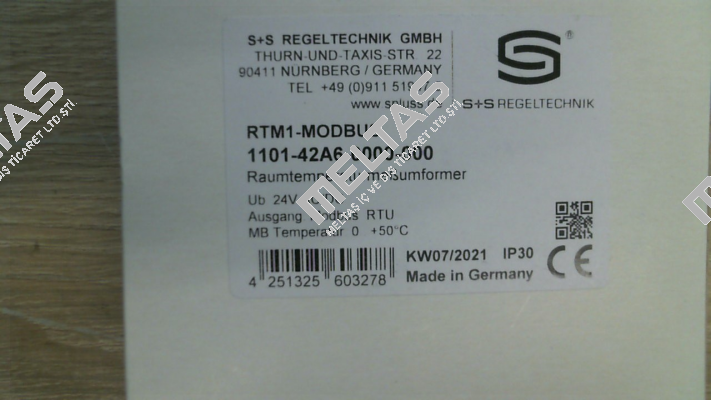 1101-42A6-0000-000 S+S REGELTECHNIK