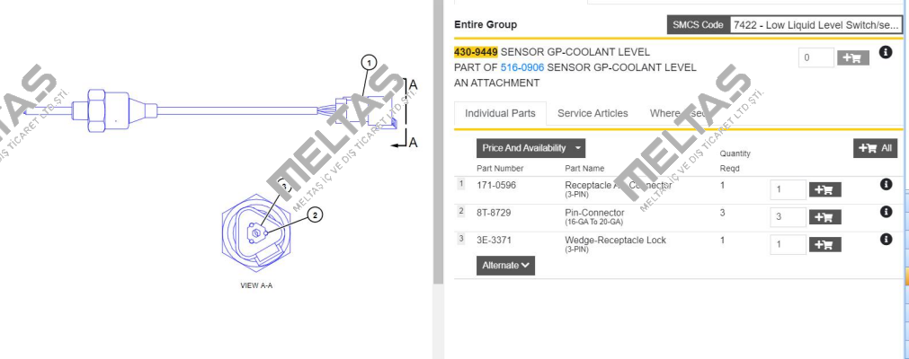 00-4309449 Caterpillar